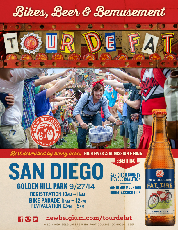 Poster Tour de Fat San Diego 2014